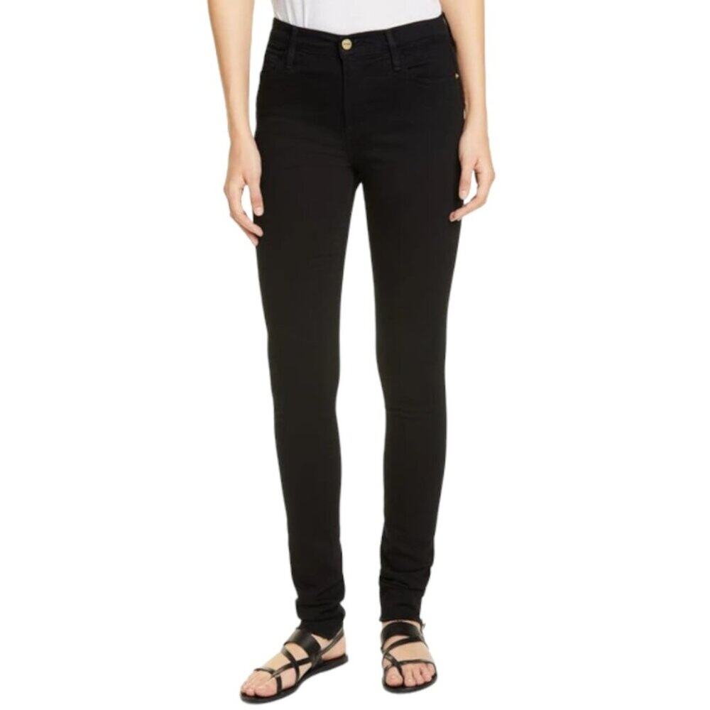 Frame Forever Karlie Raw Hem Skinny Jeans In Film Noir Size 23 NWOT $209 MSRP